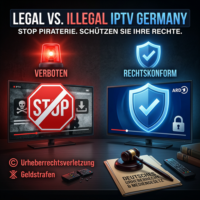 Illegales IPTV in Deutschland 2025 – Risiken und legale Alternativen